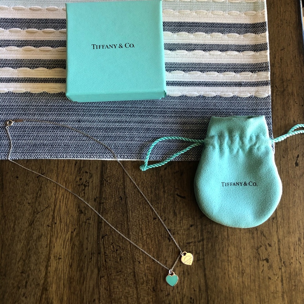 Authentic Tiffany Double Hearts Necklace